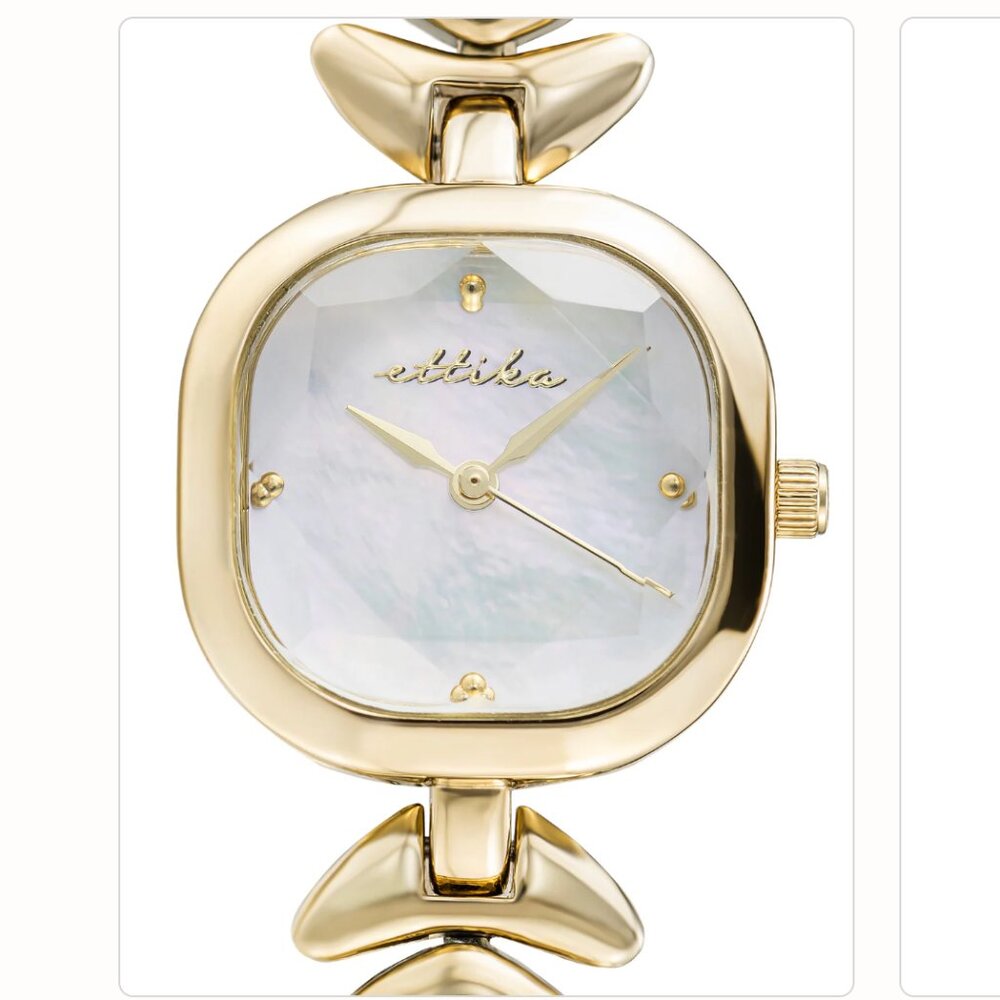 Ettika - Metal Moderna Bracelet Watch in Gold - Picture 6 of 7